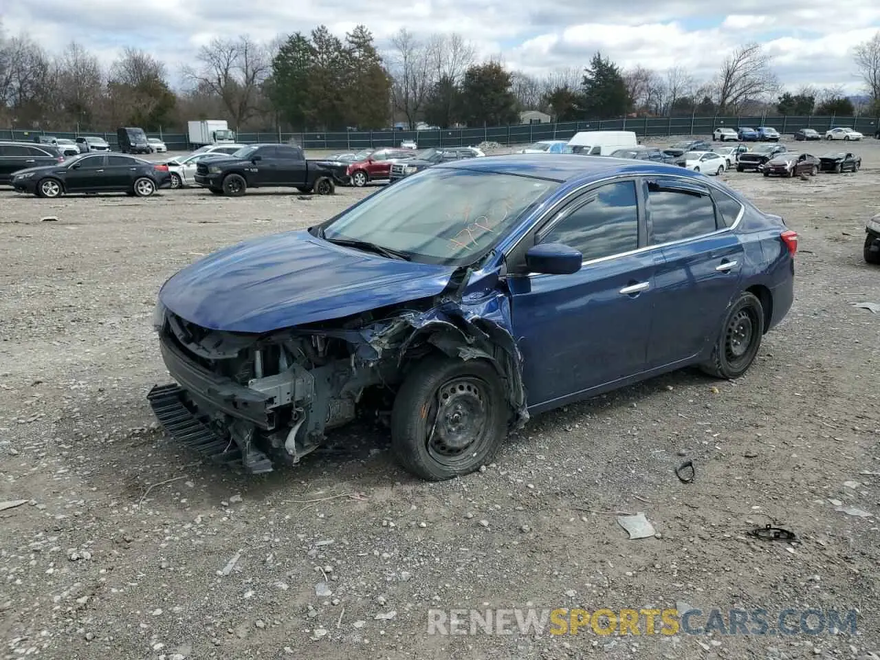 1 fotografías del automóvil dañado 3N1AB7AP2KY264707 NISSAN SENTRA 2019