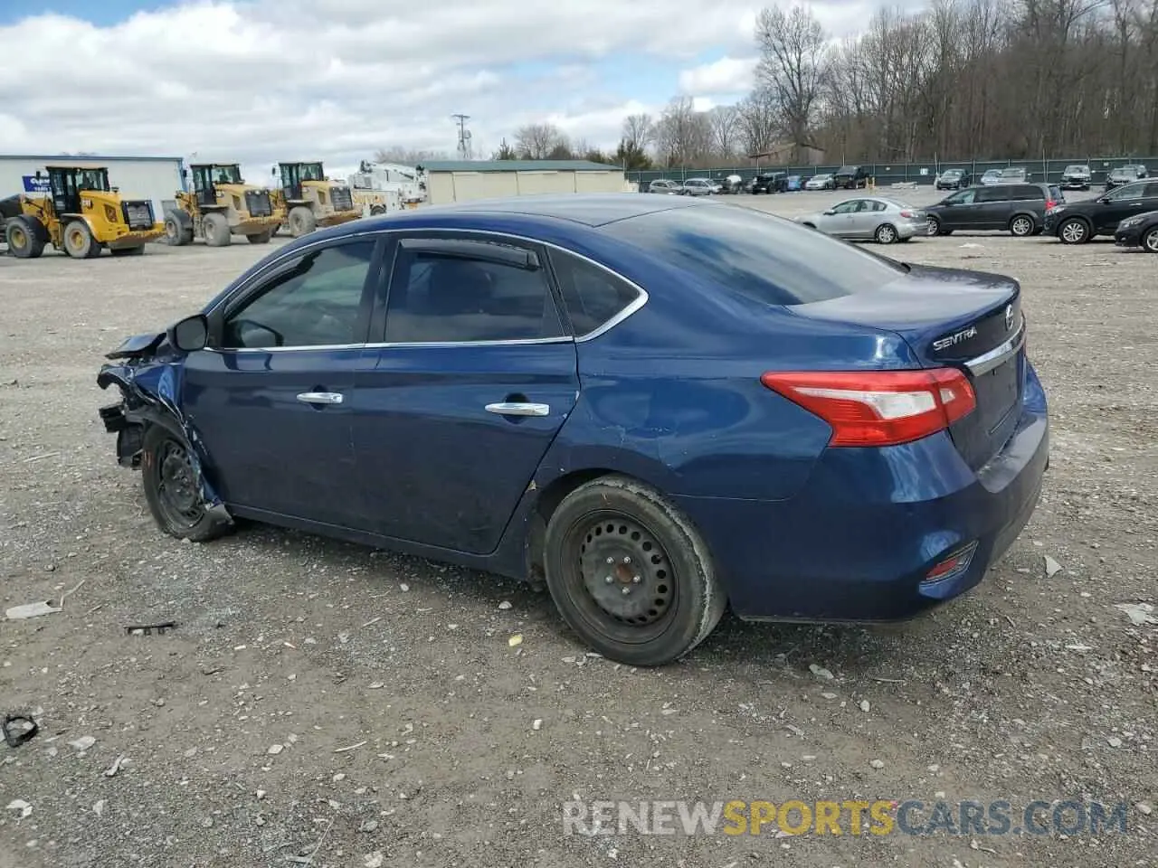 2 fotografías del automóvil dañado 3N1AB7AP2KY264707 NISSAN SENTRA 2019