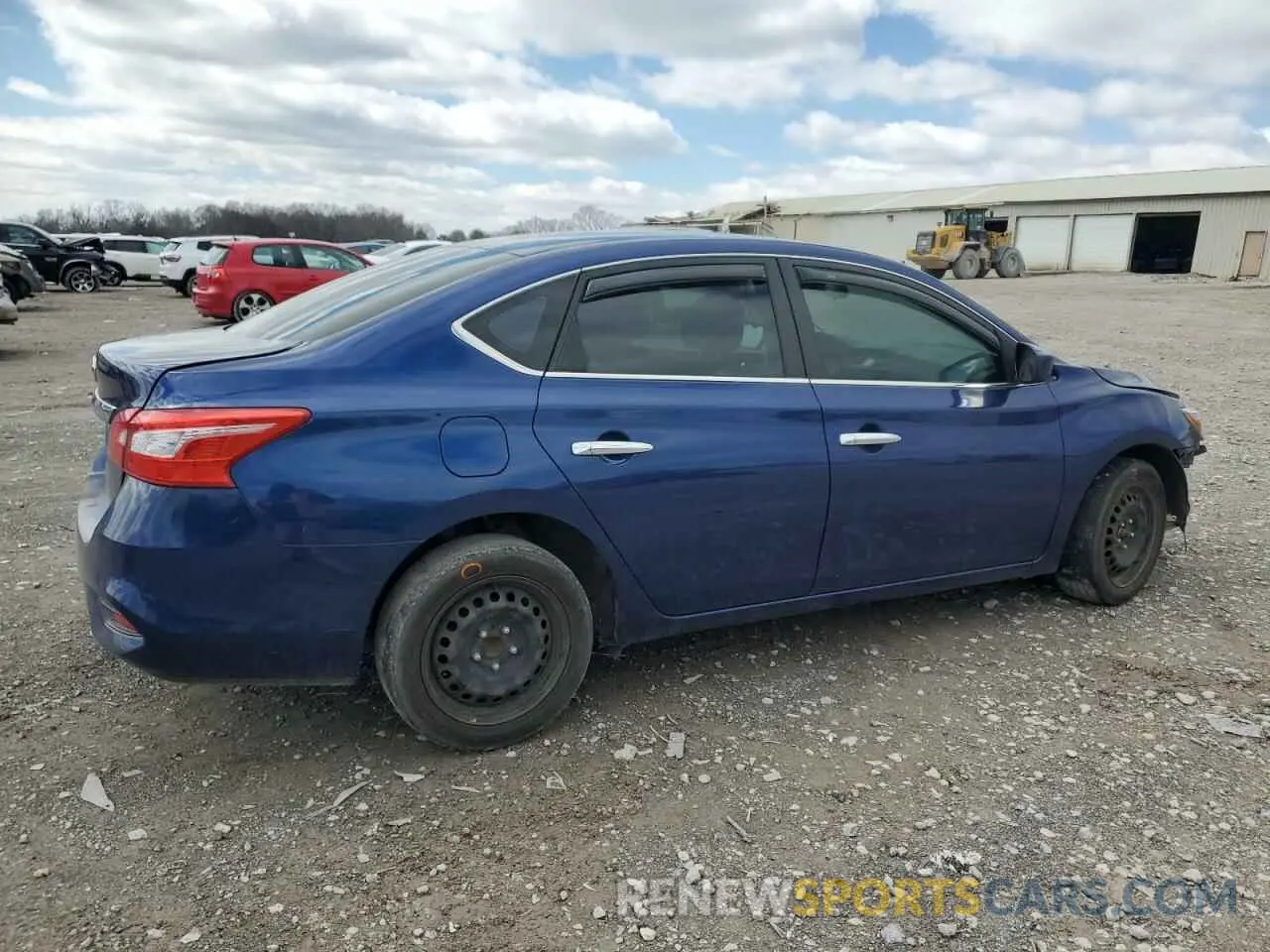 3 fotografías del automóvil dañado 3N1AB7AP2KY264707 NISSAN SENTRA 2019