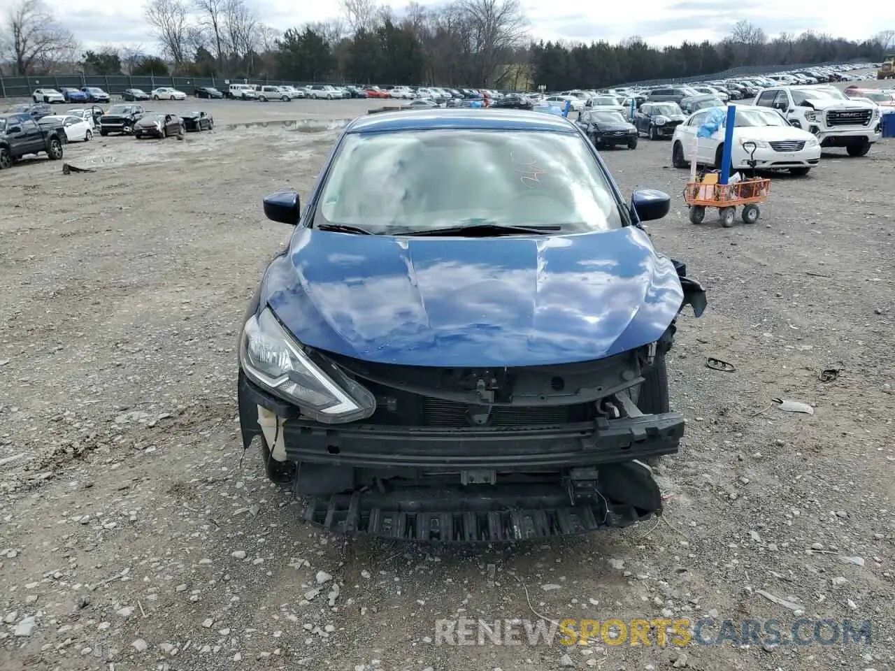 5 fotografías del automóvil dañado 3N1AB7AP2KY264707 NISSAN SENTRA 2019