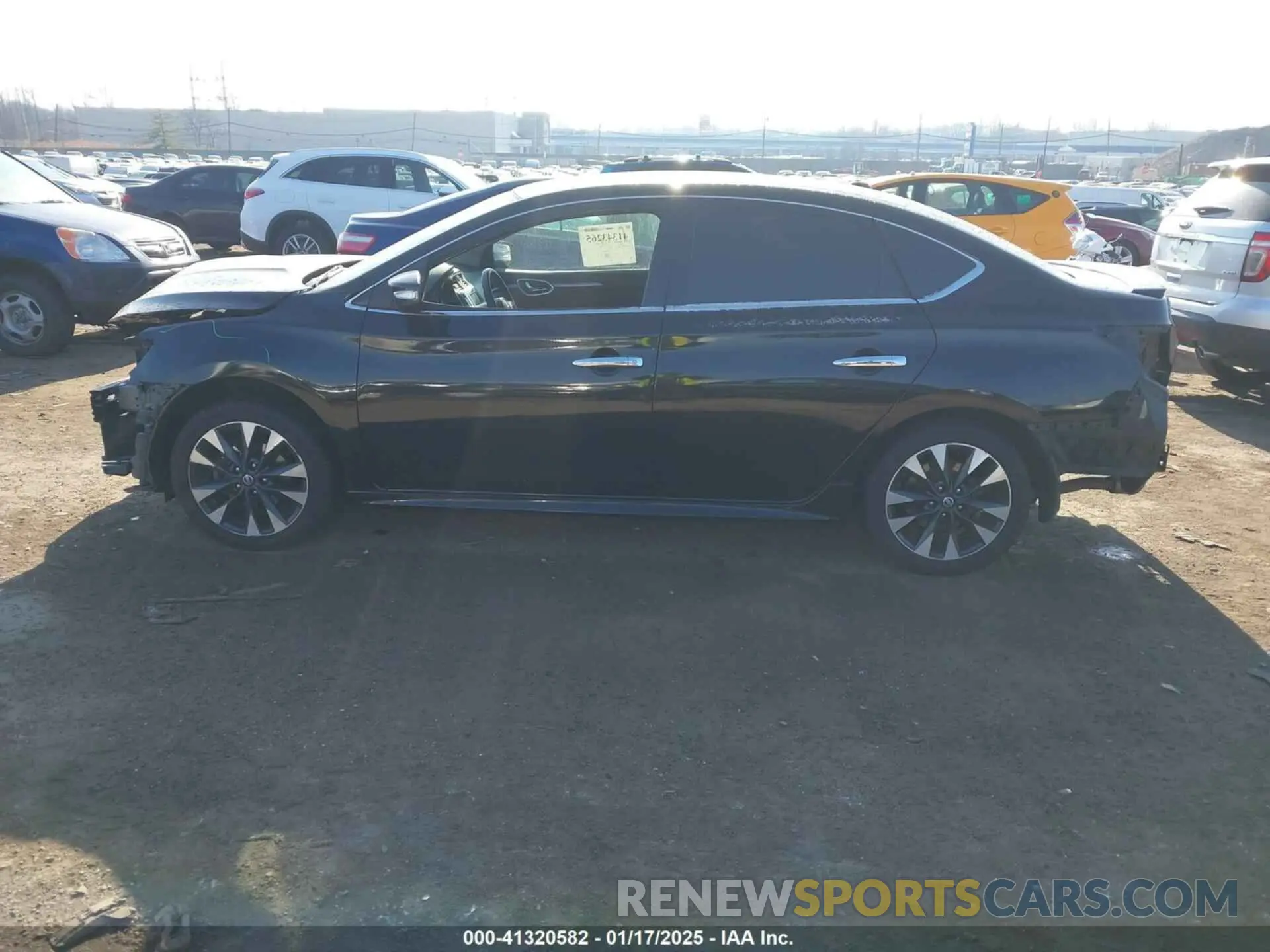 14 fotografías del automóvil dañado 3N1AB7AP2KY277084 NISSAN SENTRA 2019