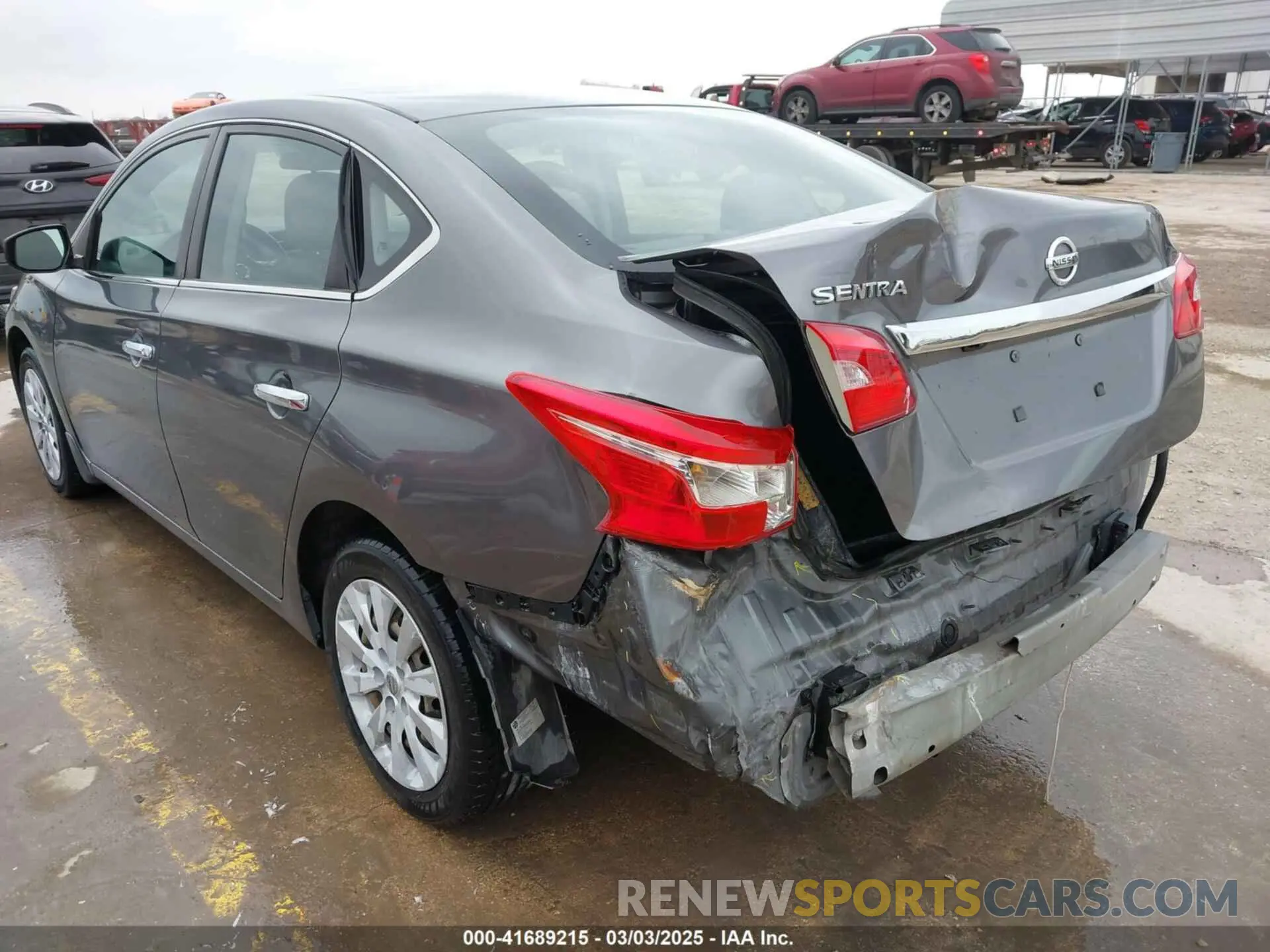 6 fotografías del automóvil dañado 3N1AB7AP2KY302551 NISSAN SENTRA 2019
