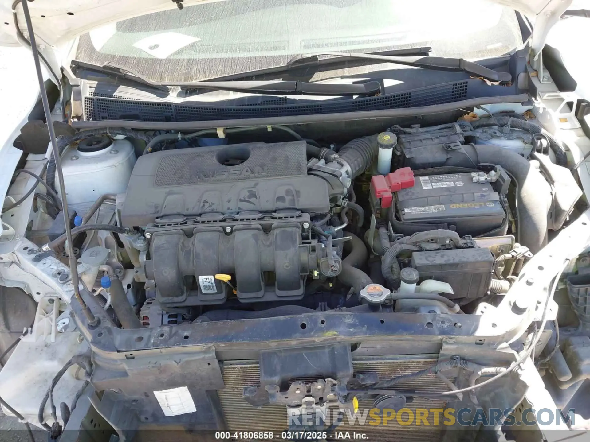 10 fotografías del automóvil dañado 3N1AB7AP2KY303215 NISSAN SENTRA 2019