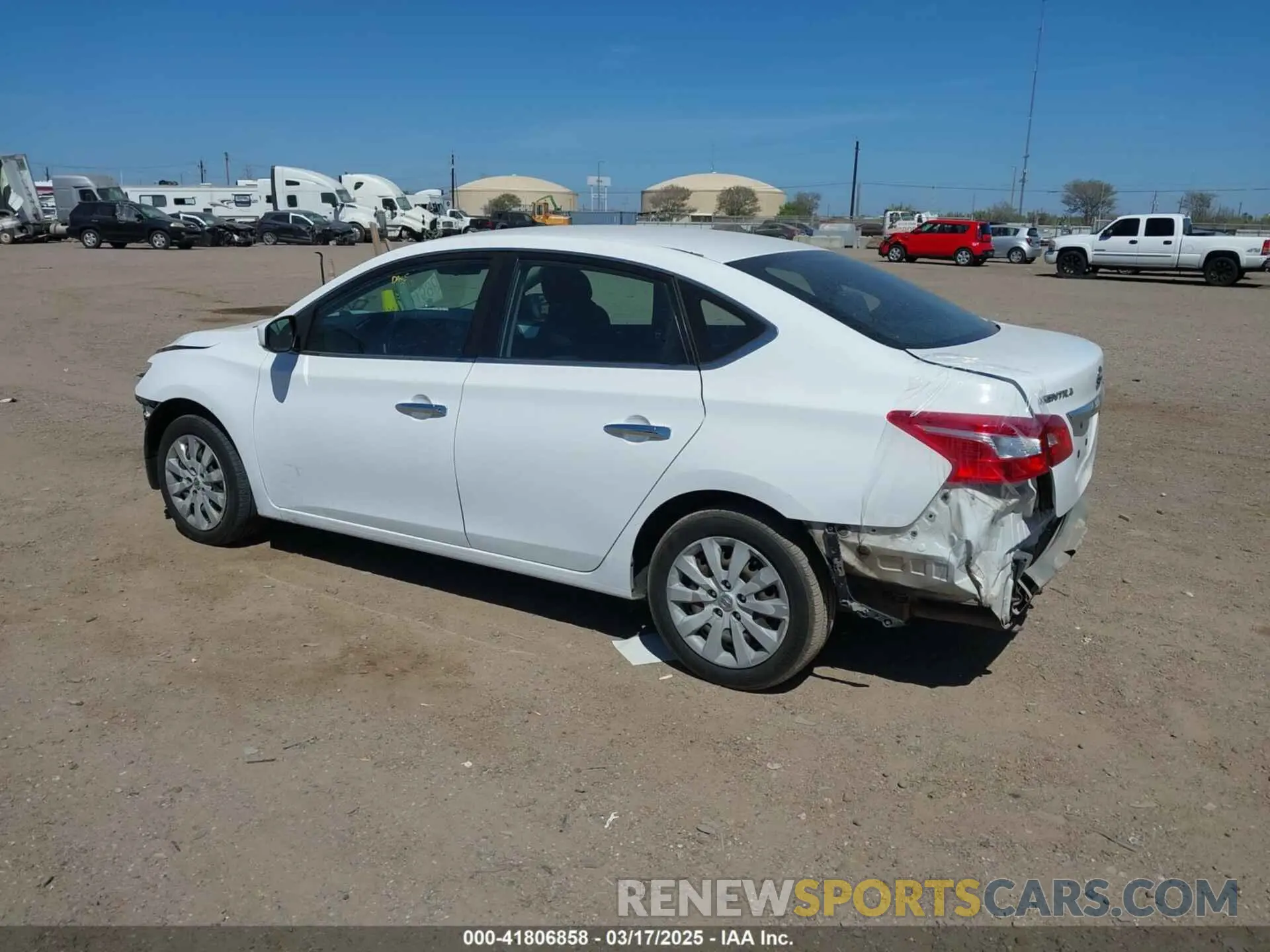 3 fotografías del automóvil dañado 3N1AB7AP2KY303215 NISSAN SENTRA 2019