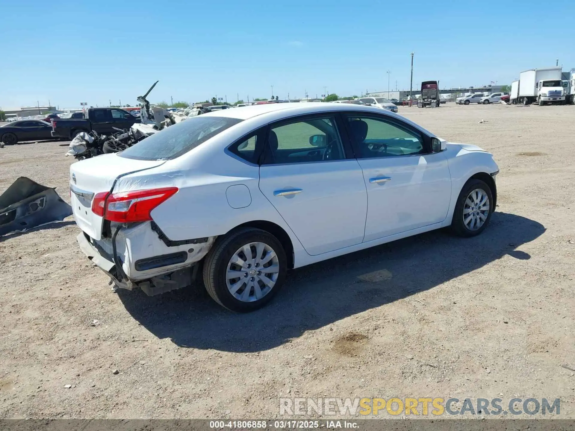 4 fotografías del automóvil dañado 3N1AB7AP2KY303215 NISSAN SENTRA 2019