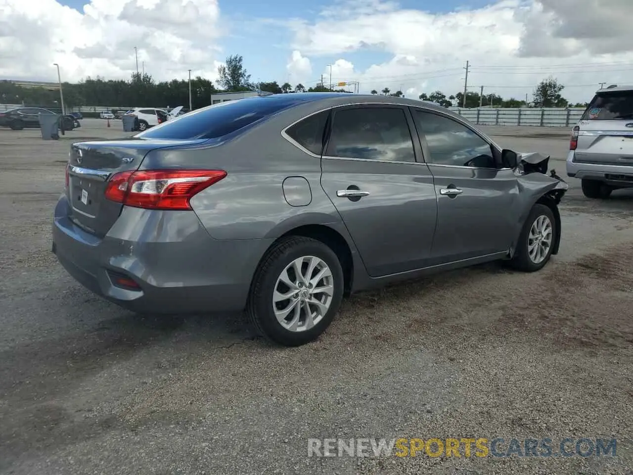 3 fotografías del automóvil dañado 3N1AB7AP2KY311072 NISSAN SENTRA 2019
