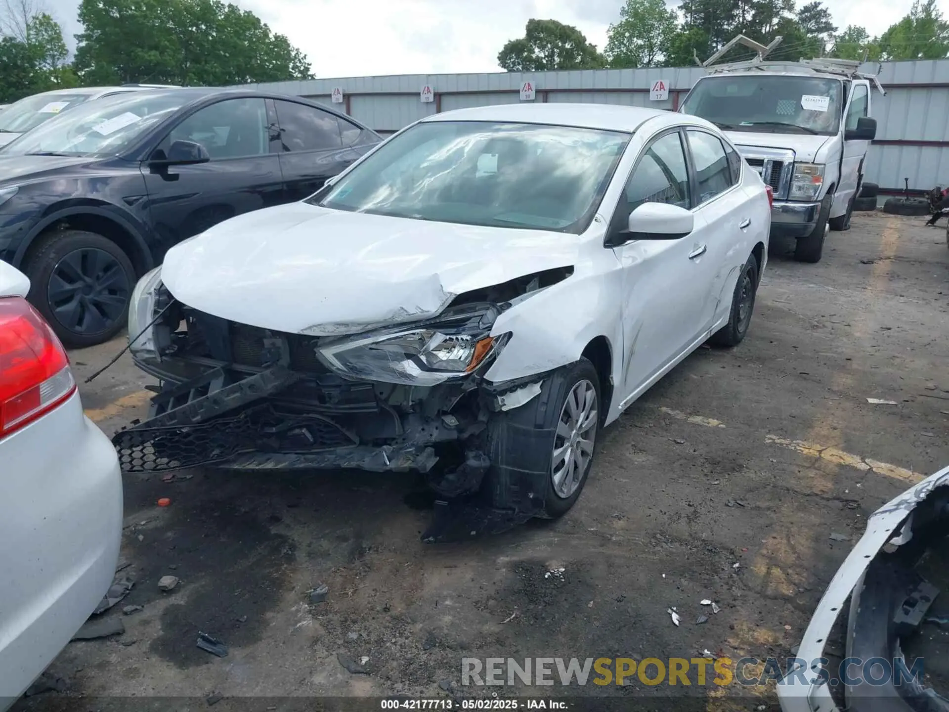 2 fotografías del automóvil dañado 3N1AB7AP2KY311847 NISSAN SENTRA 2019