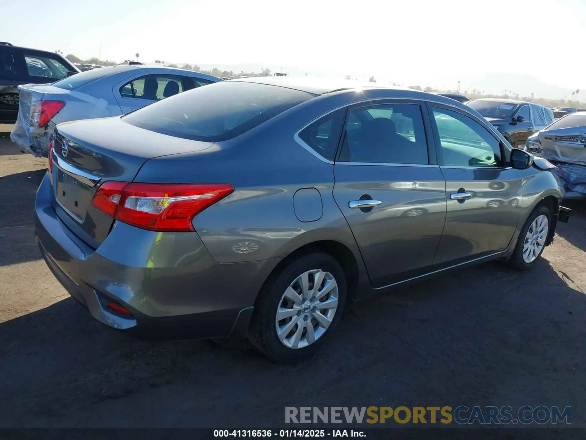 4 fotografías del automóvil dañado 3N1AB7AP2KY329376 NISSAN SENTRA 2019