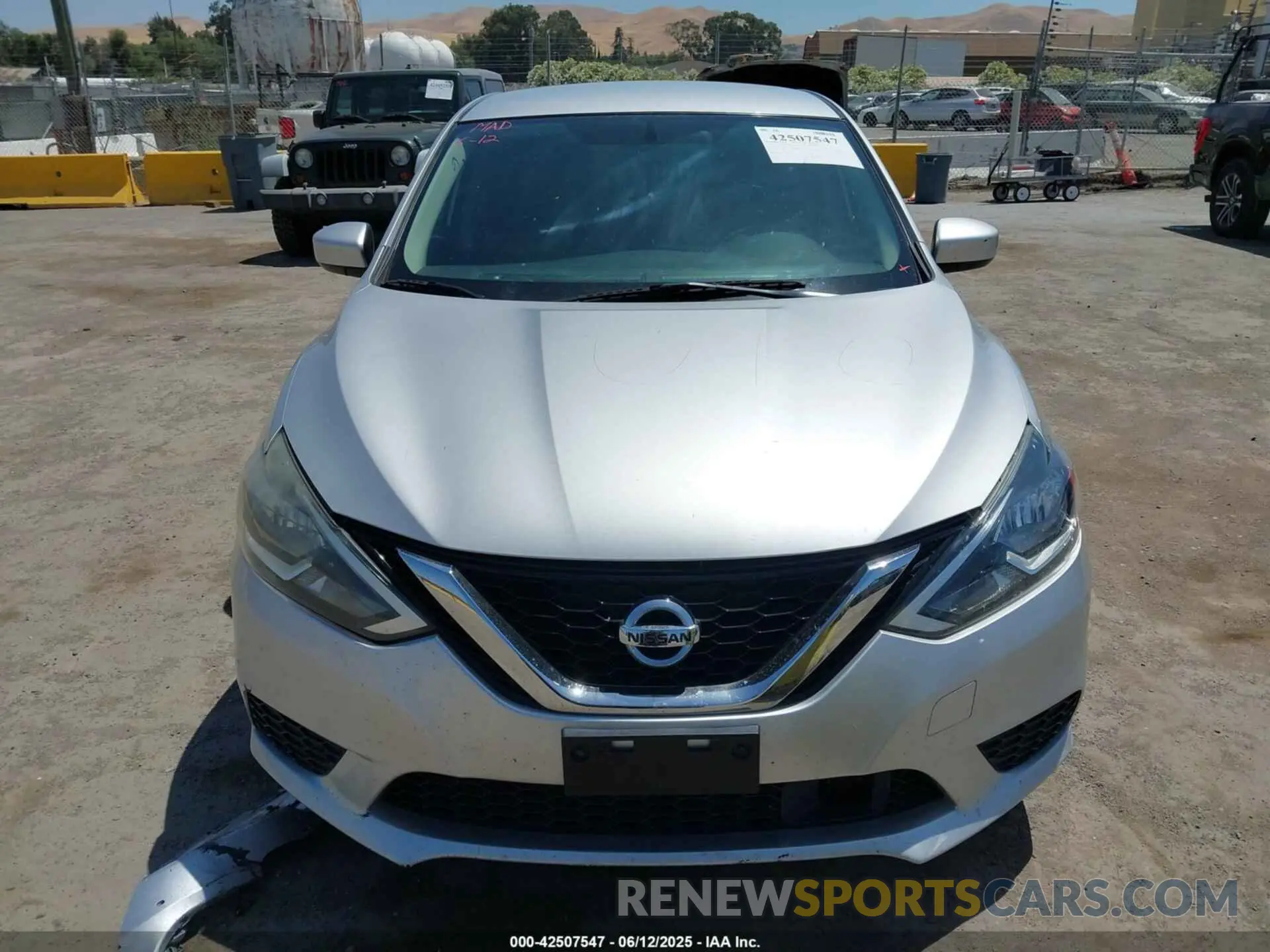 13 fotografías del automóvil dañado 3N1AB7AP2KY331323 NISSAN SENTRA 2019