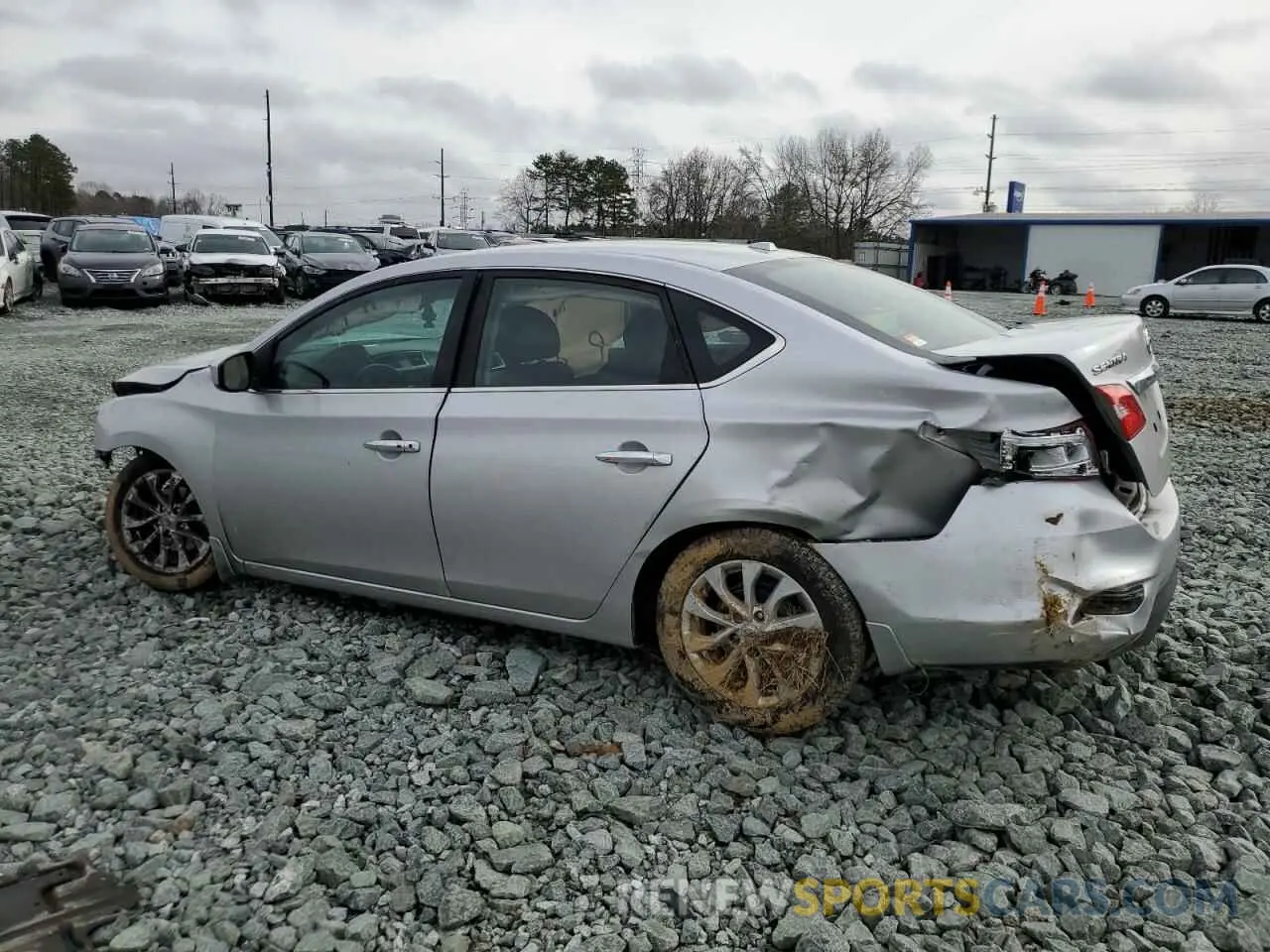 2 fotografías del automóvil dañado 3N1AB7AP2KY331712 NISSAN SENTRA 2019