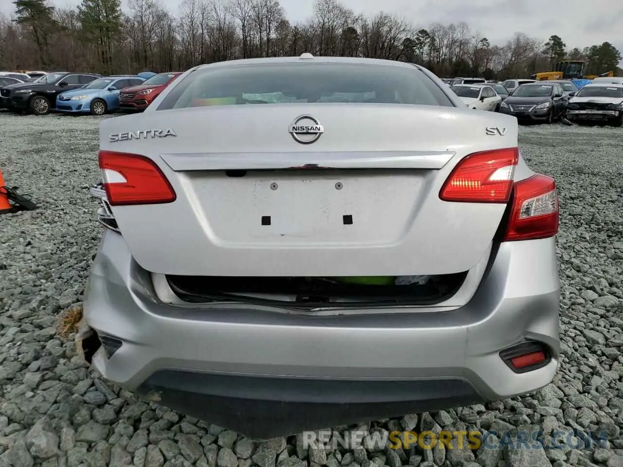 6 fotografías del automóvil dañado 3N1AB7AP2KY331712 NISSAN SENTRA 2019