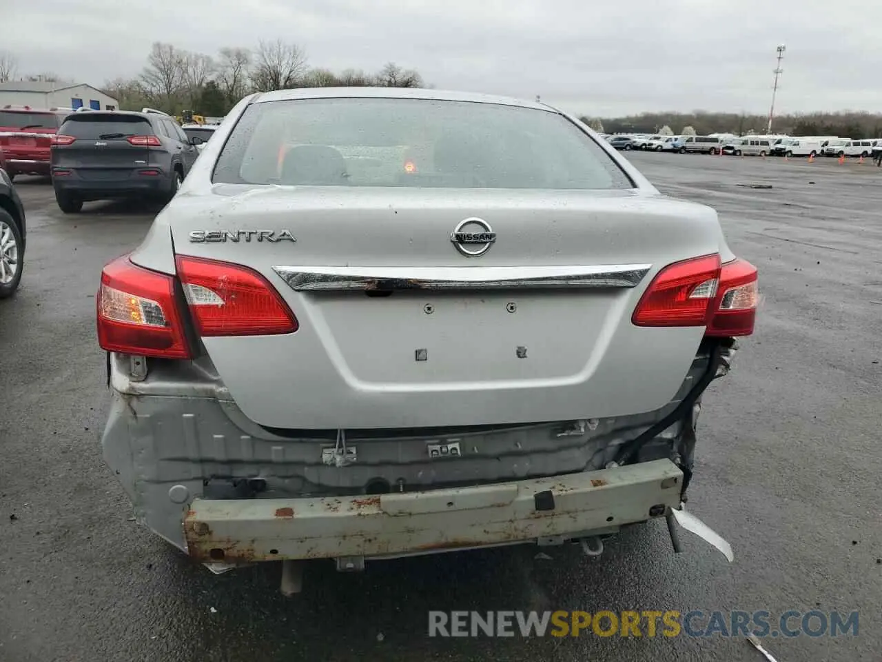 6 fotografías del automóvil dañado 3N1AB7AP2KY339244 NISSAN SENTRA 2019
