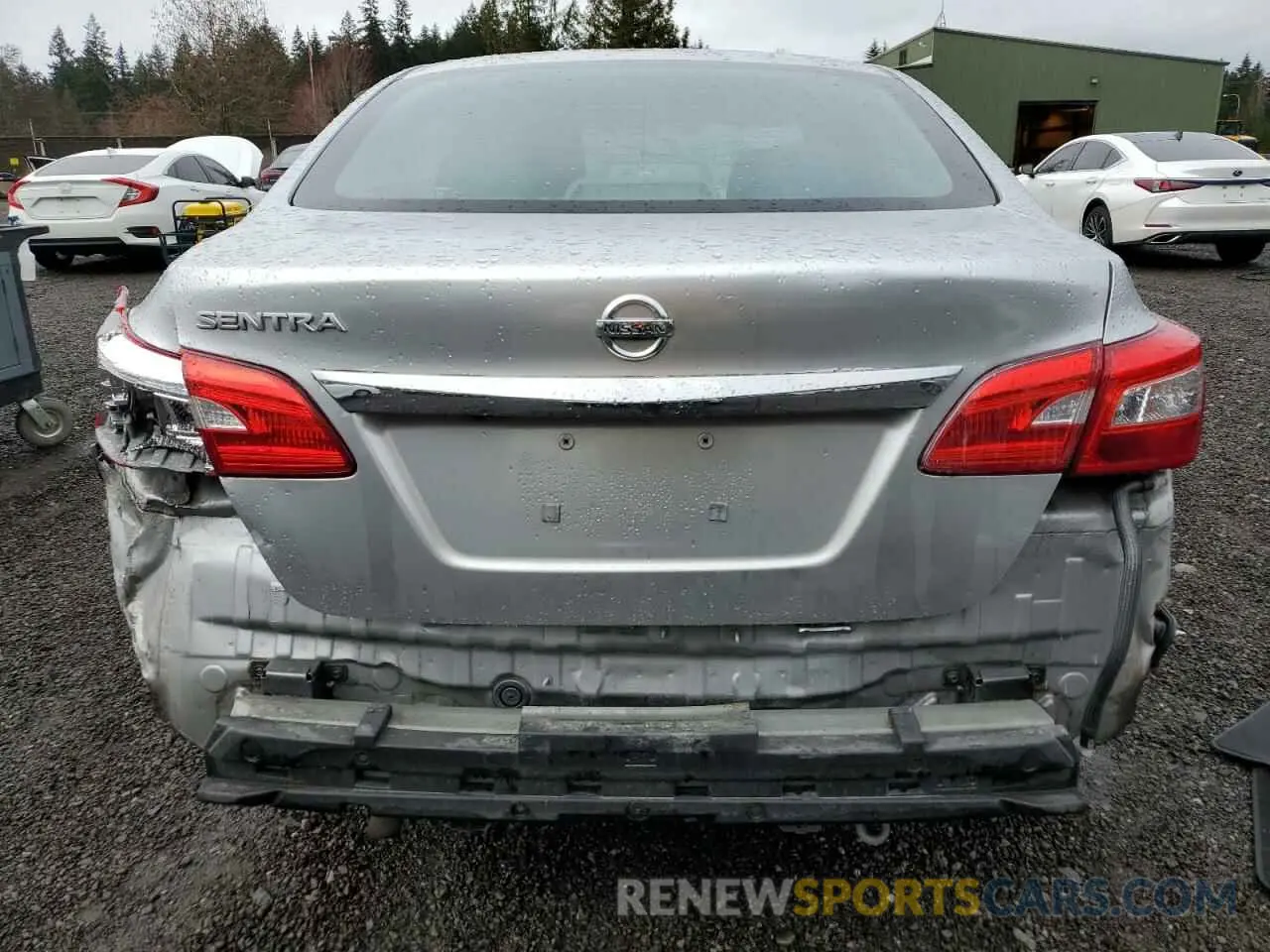6 fotografías del automóvil dañado 3N1AB7AP2KY340457 NISSAN SENTRA 2019