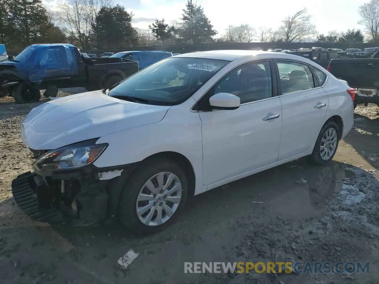 1 fotografías del automóvil dañado 3N1AB7AP2KY340555 NISSAN SENTRA 2019