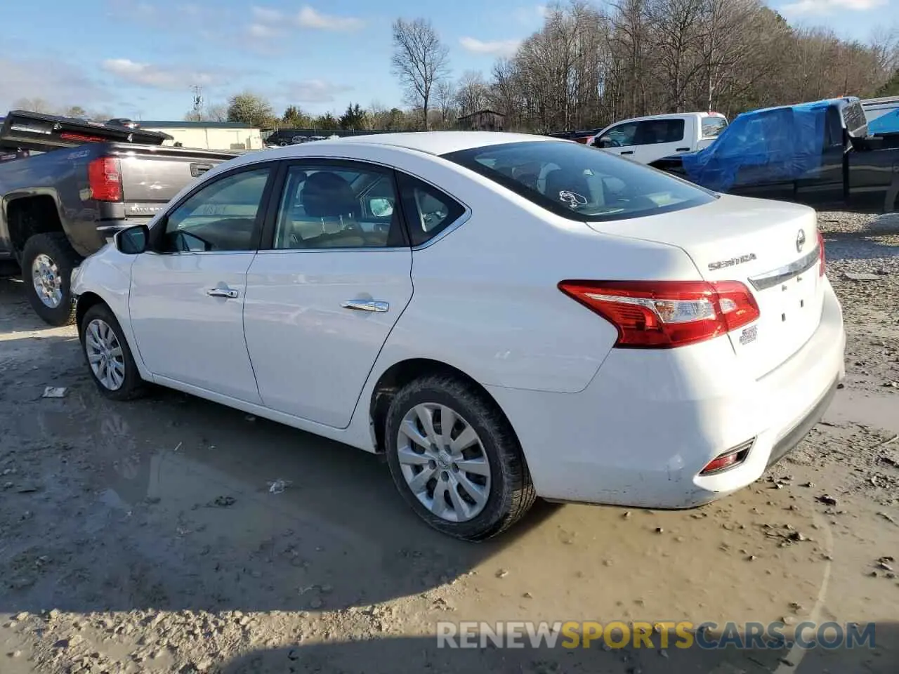 2 fotografías del automóvil dañado 3N1AB7AP2KY340555 NISSAN SENTRA 2019
