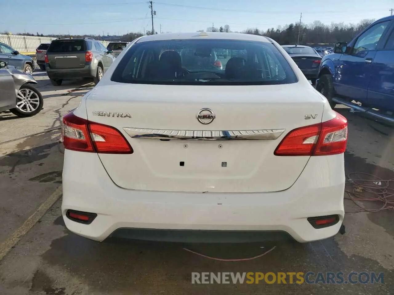 6 fotografías del automóvil dañado 3N1AB7AP2KY355895 NISSAN SENTRA 2019