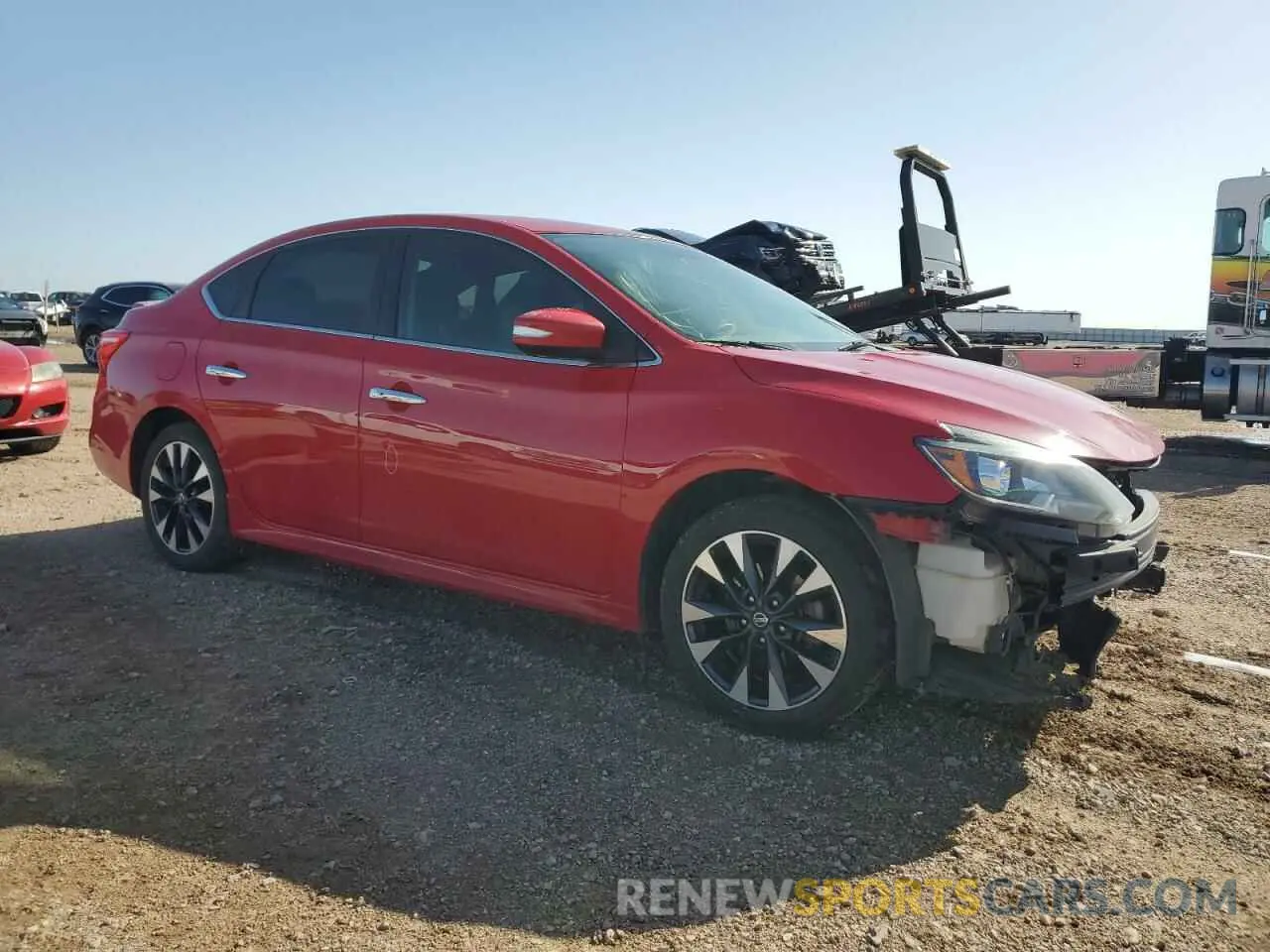 4 fotografías del automóvil dañado 3N1AB7AP2KY355900 NISSAN SENTRA 2019