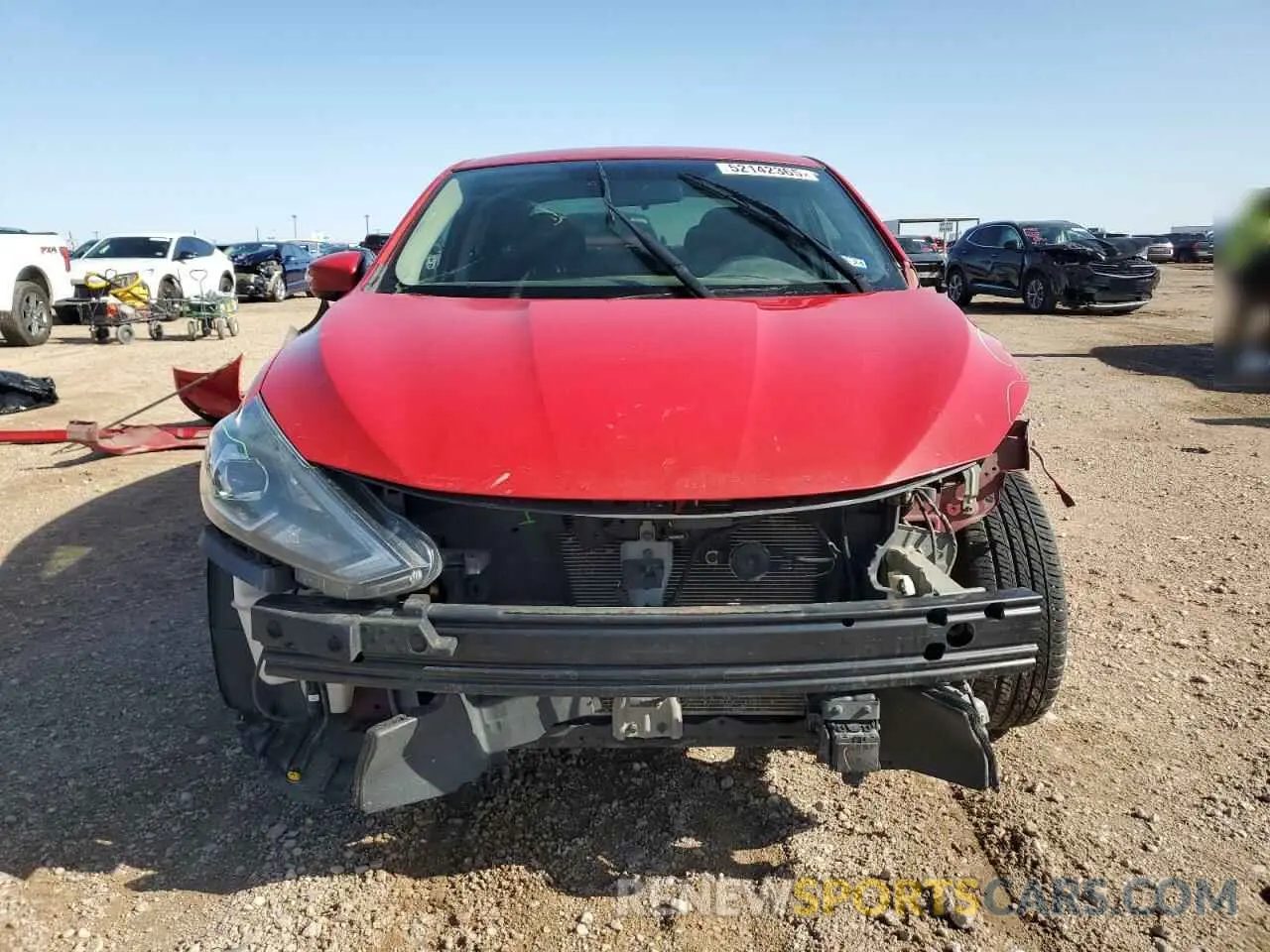 5 fotografías del automóvil dañado 3N1AB7AP2KY355900 NISSAN SENTRA 2019