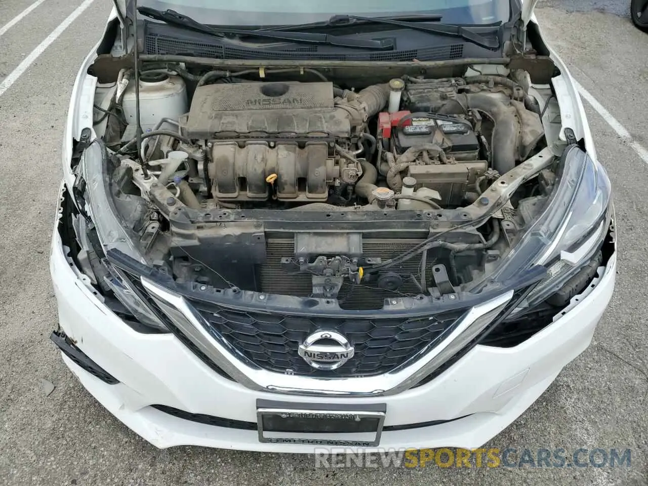 11 fotografías del automóvil dañado 3N1AB7AP2KY362507 NISSAN SENTRA 2019