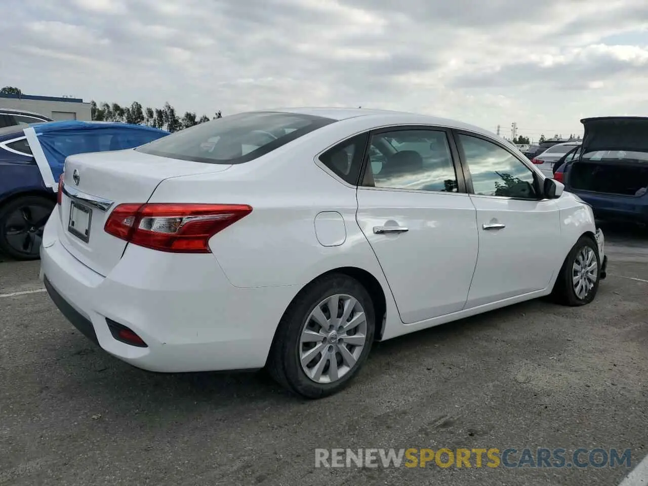 3 fotografías del automóvil dañado 3N1AB7AP2KY362507 NISSAN SENTRA 2019