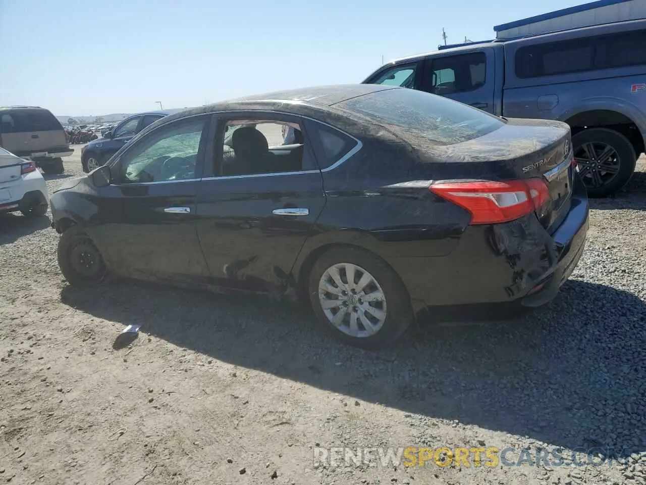 2 fotografías del automóvil dañado 3N1AB7AP2KY366167 NISSAN SENTRA 2019