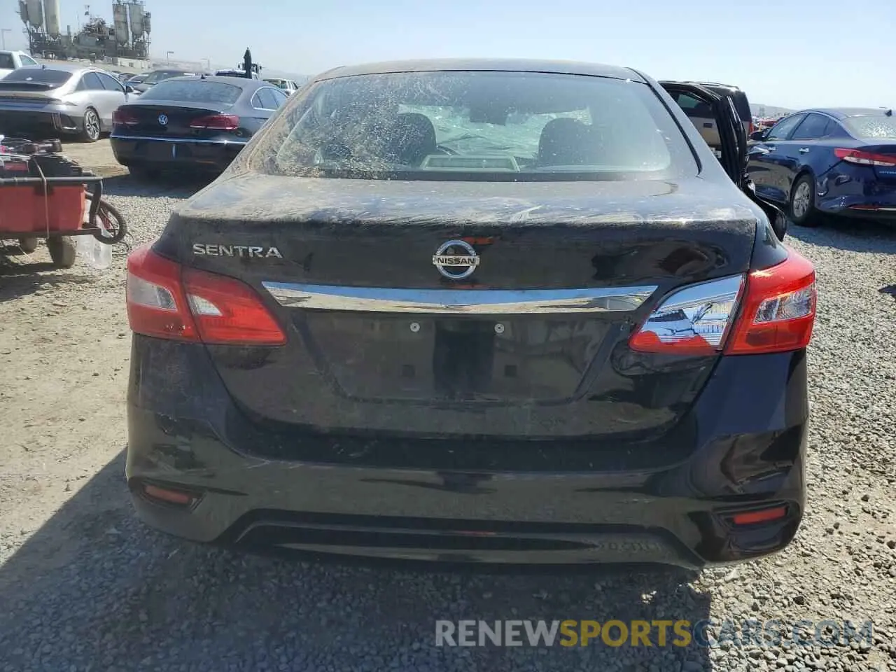 6 fotografías del automóvil dañado 3N1AB7AP2KY366167 NISSAN SENTRA 2019