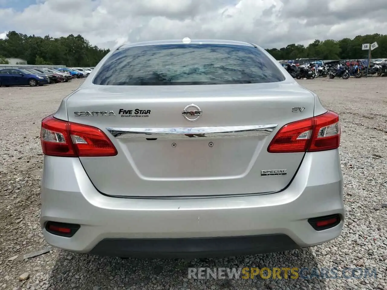 6 fotografías del automóvil dañado 3N1AB7AP2KY370400 NISSAN SENTRA 2019