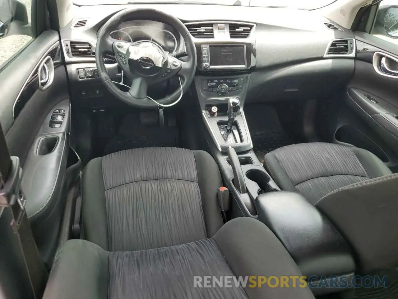 8 fotografías del automóvil dañado 3N1AB7AP2KY370400 NISSAN SENTRA 2019