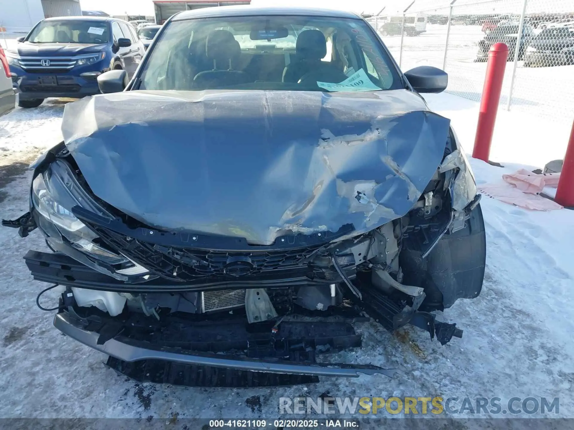 12 fotografías del automóvil dañado 3N1AB7AP2KY372390 NISSAN SENTRA 2019