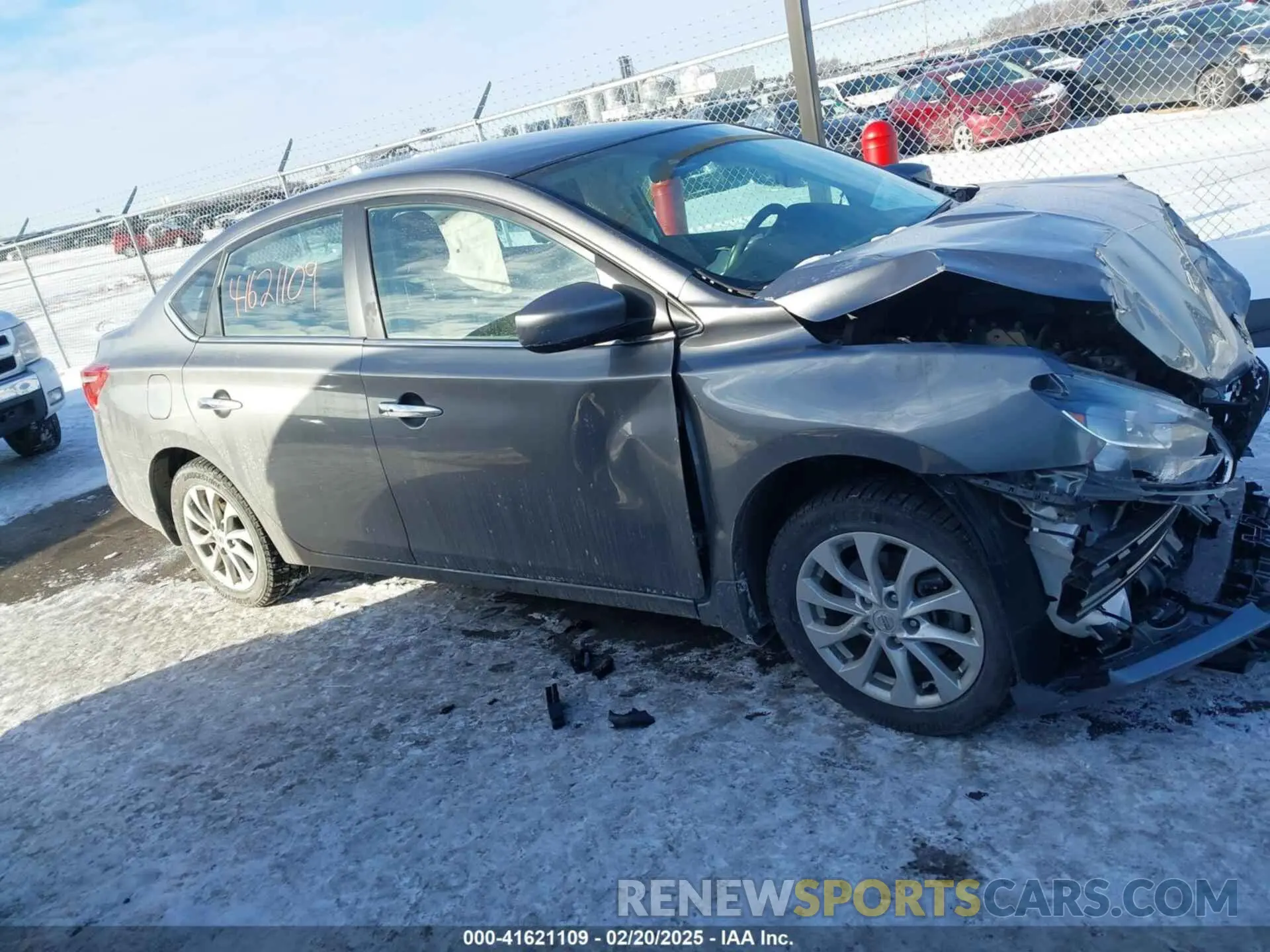 13 fotografías del automóvil dañado 3N1AB7AP2KY372390 NISSAN SENTRA 2019