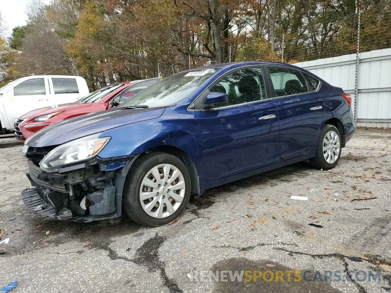 1 fotografías del automóvil dañado 3N1AB7AP2KY374608 NISSAN SENTRA 2019