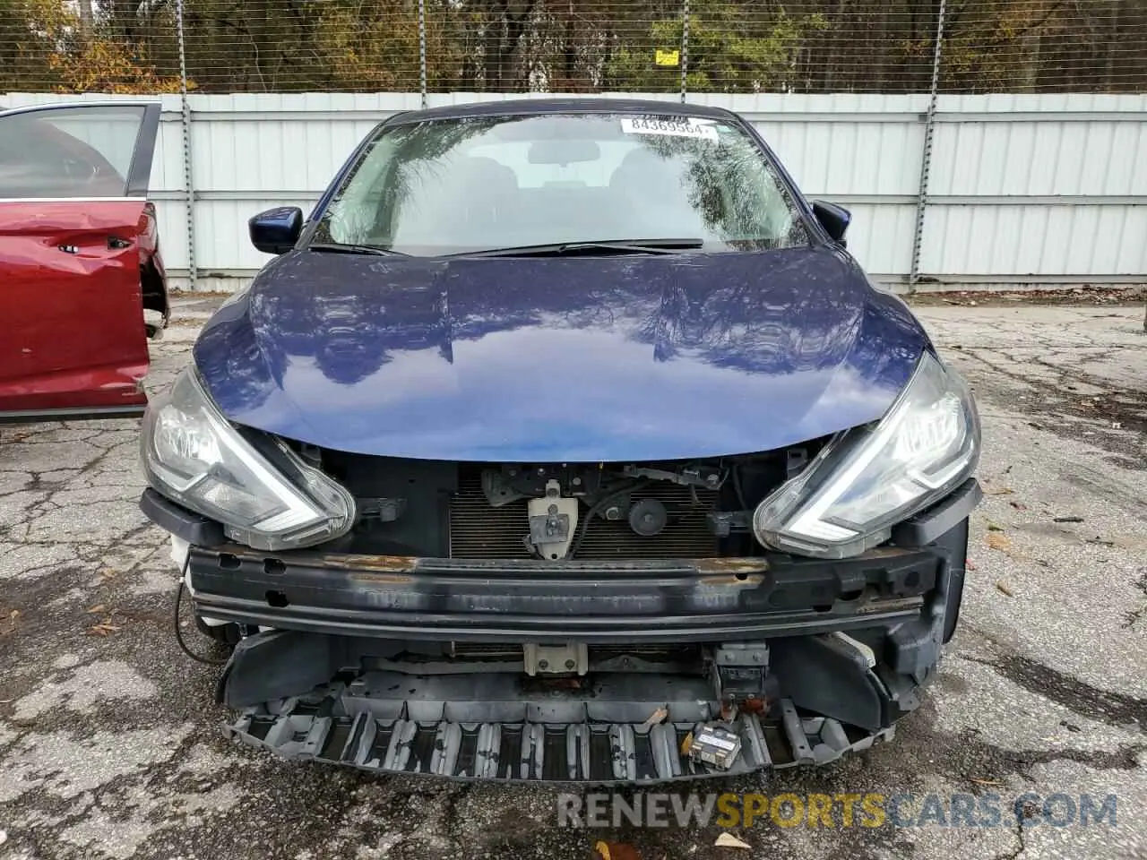 5 fotografías del automóvil dañado 3N1AB7AP2KY374608 NISSAN SENTRA 2019