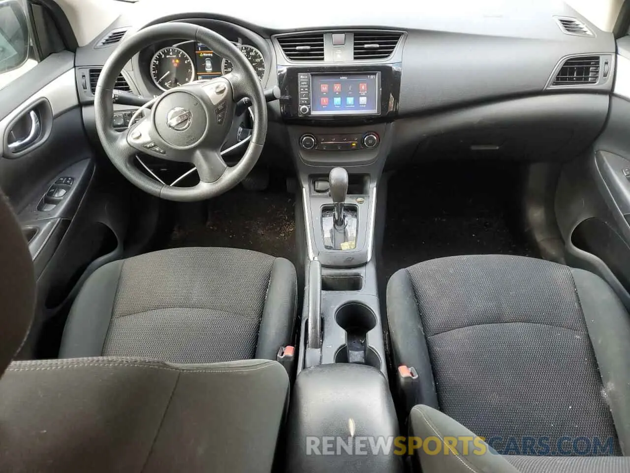 8 fotografías del automóvil dañado 3N1AB7AP2KY374608 NISSAN SENTRA 2019