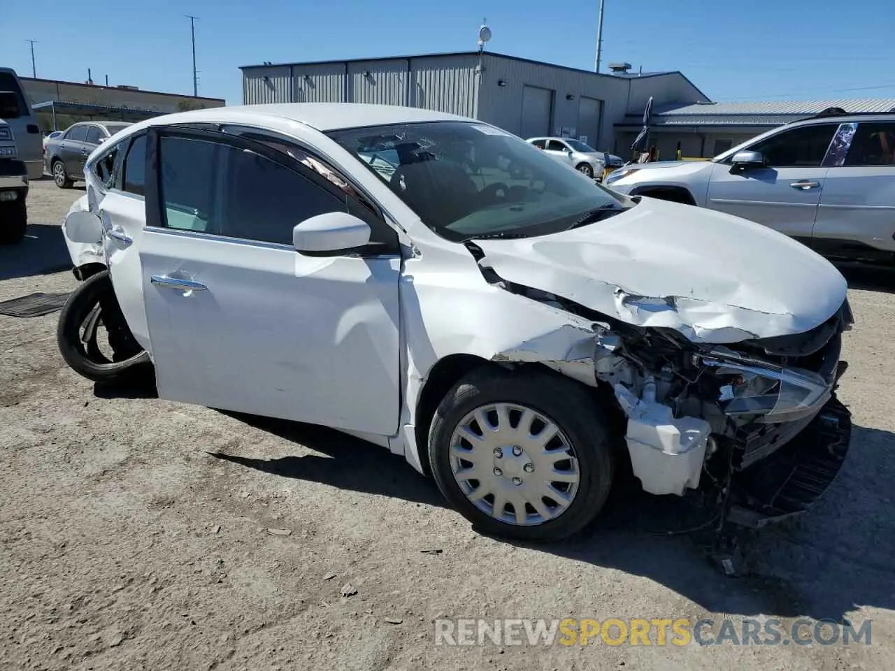 4 fotografías del automóvil dañado 3N1AB7AP2KY390081 NISSAN SENTRA 2019