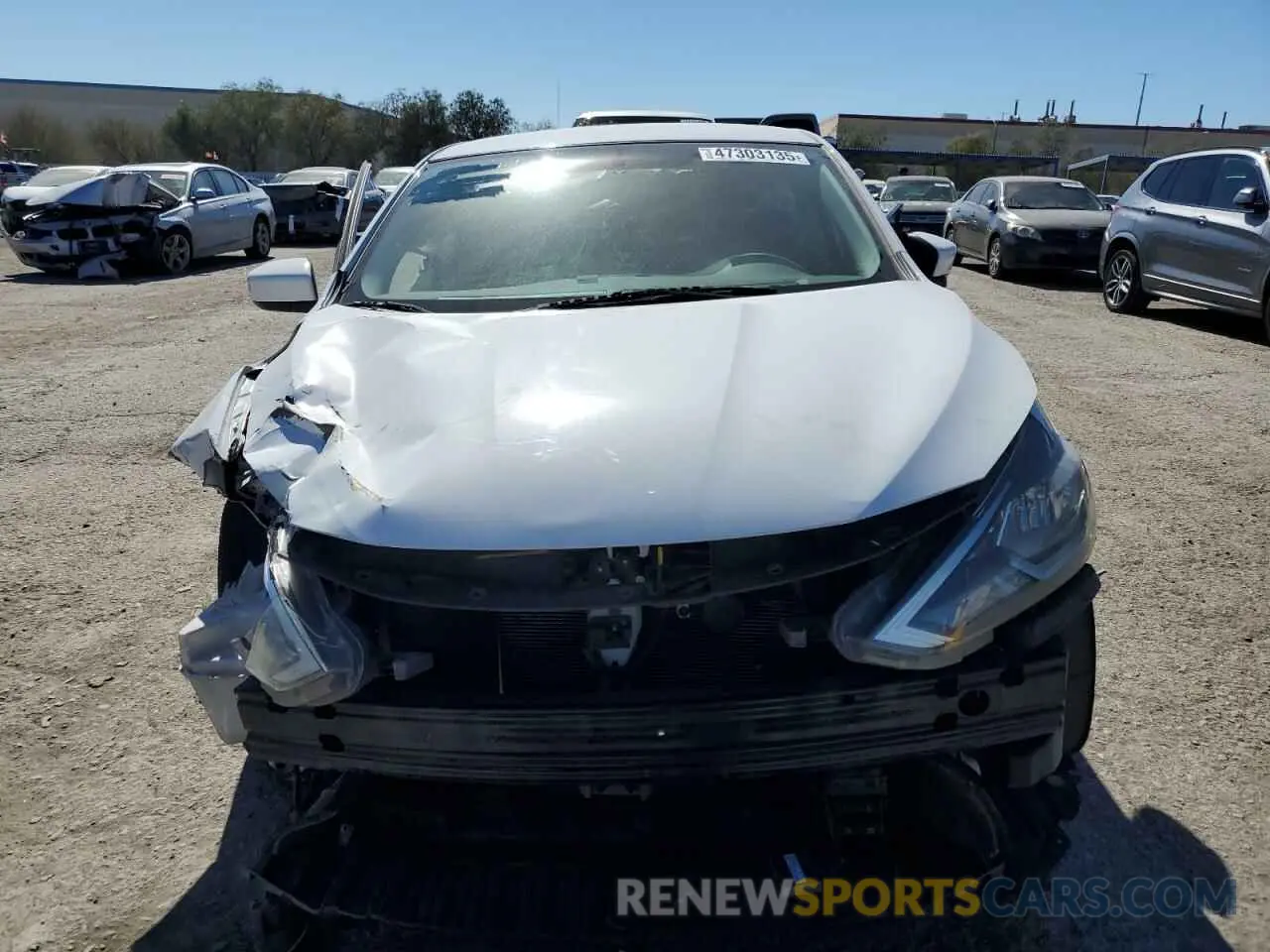 5 fotografías del automóvil dañado 3N1AB7AP2KY390081 NISSAN SENTRA 2019