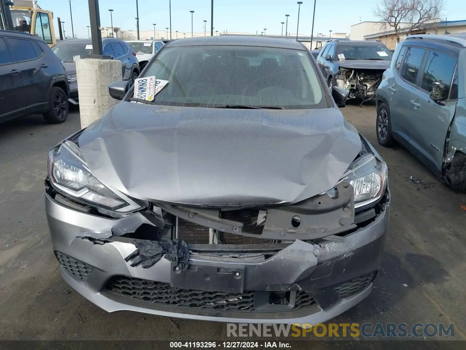 13 fotografías del automóvil dañado 3N1AB7AP2KY390811 NISSAN SENTRA 2019