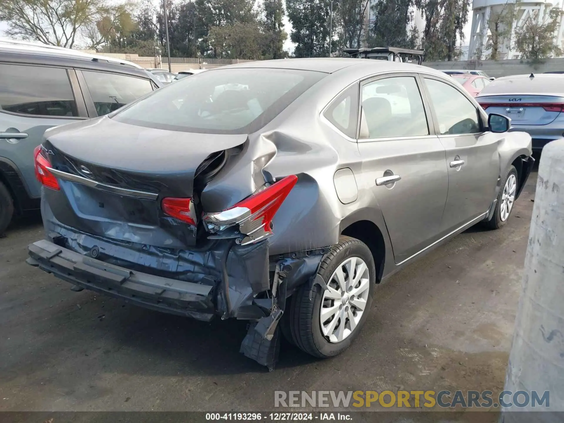 4 fotografías del automóvil dañado 3N1AB7AP2KY390811 NISSAN SENTRA 2019