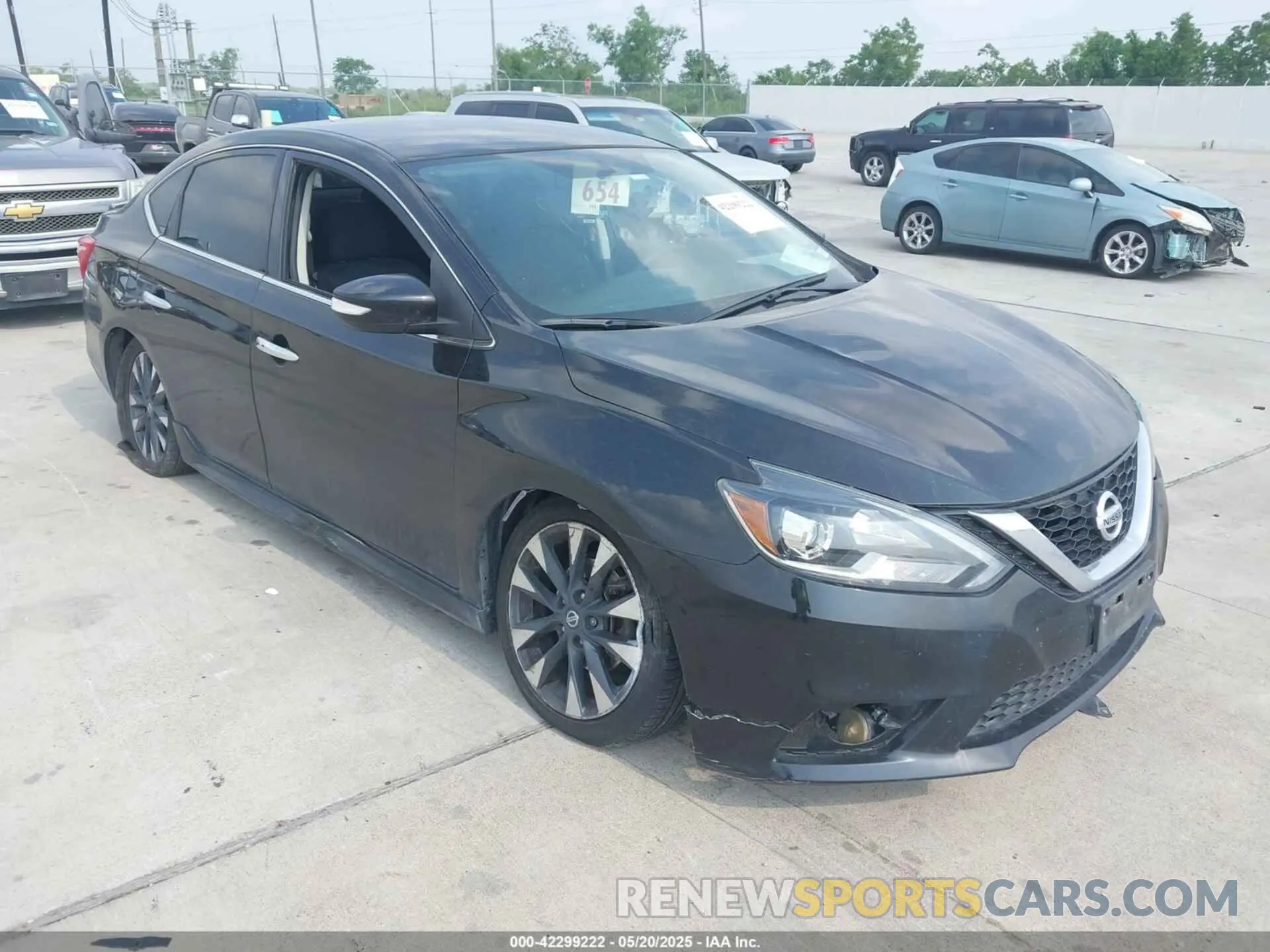 6 fotografías del automóvil dañado 3N1AB7AP2KY402293 NISSAN SENTRA 2019
