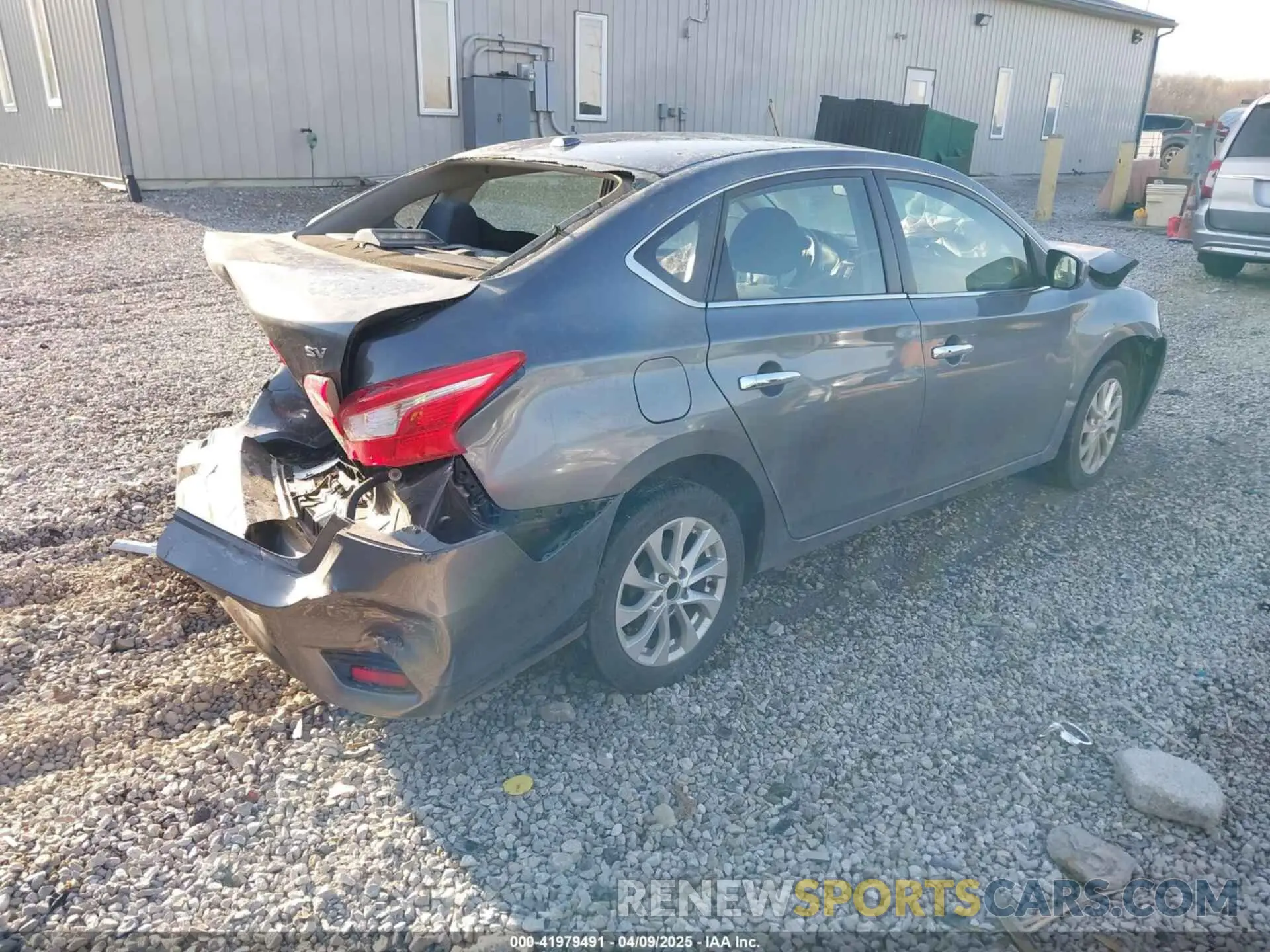 4 fotografías del automóvil dañado 3N1AB7AP2KY414394 NISSAN SENTRA 2019