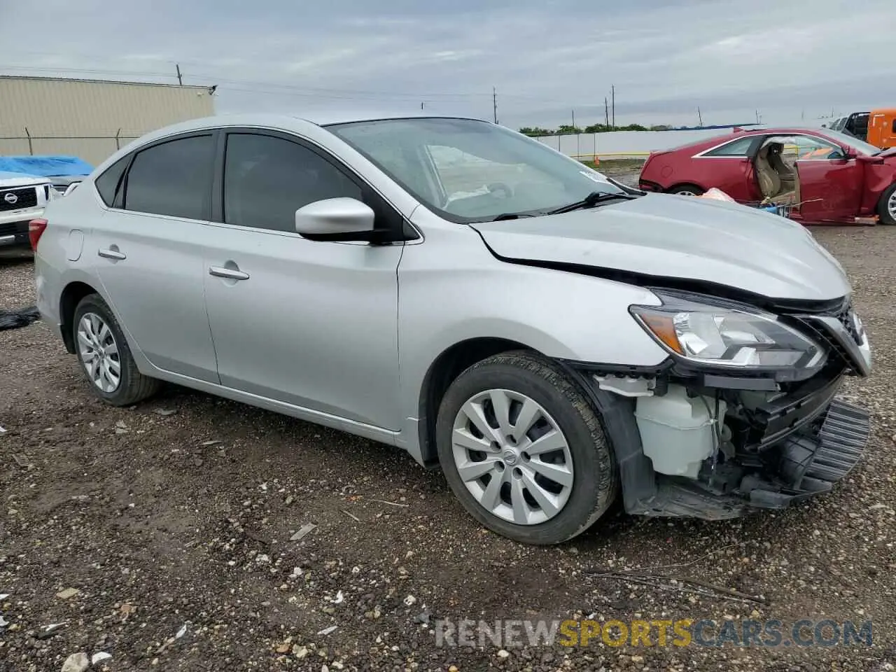 4 fotografías del automóvil dañado 3N1AB7AP2KY426299 NISSAN SENTRA 2019