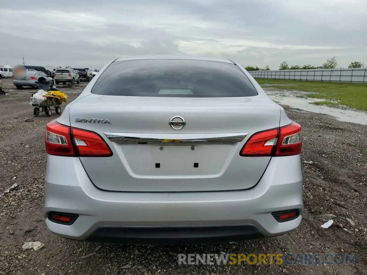 6 fotografías del automóvil dañado 3N1AB7AP2KY426299 NISSAN SENTRA 2019