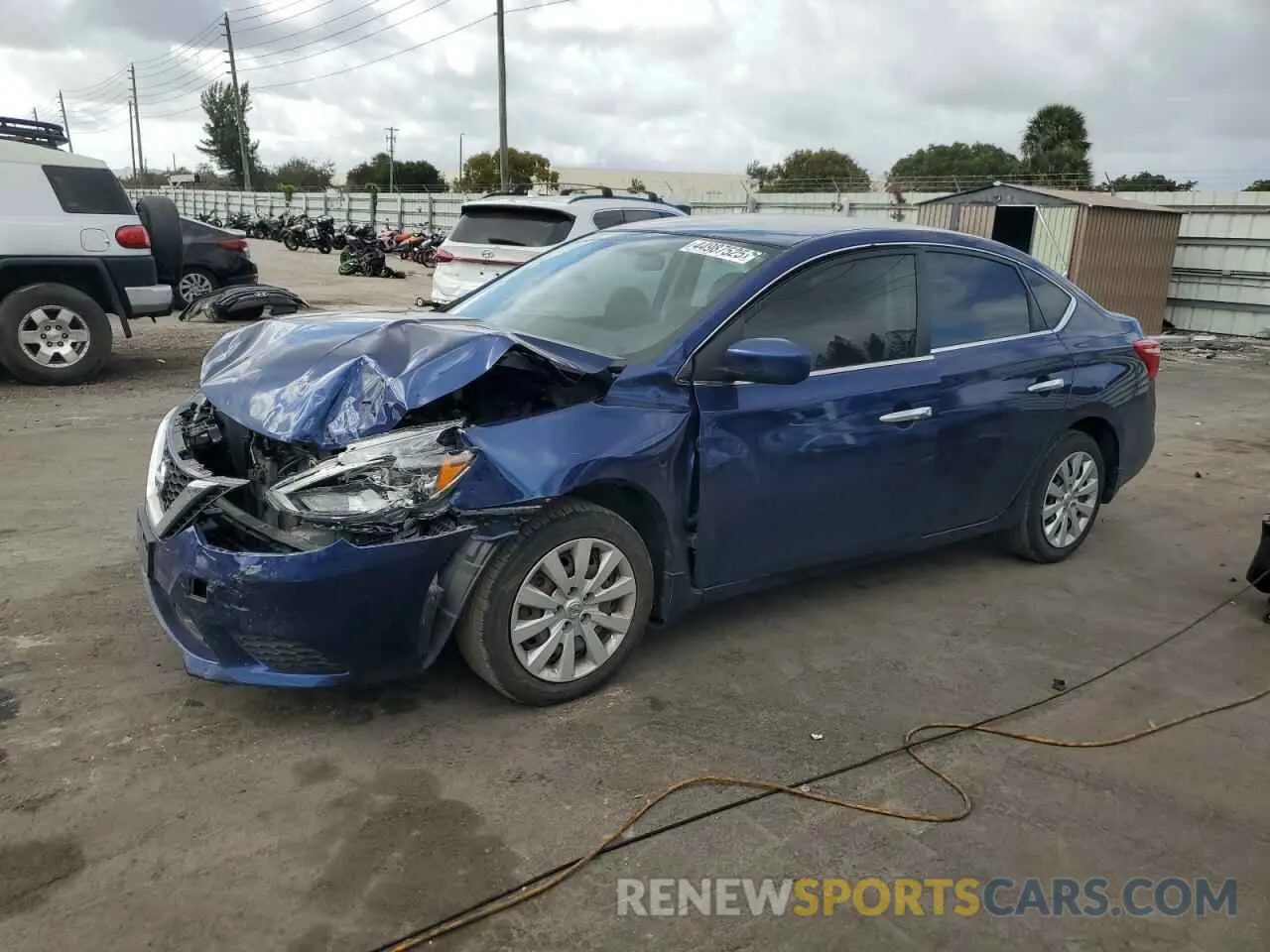 1 fotografías del automóvil dañado 3N1AB7AP2KY427985 NISSAN SENTRA 2019