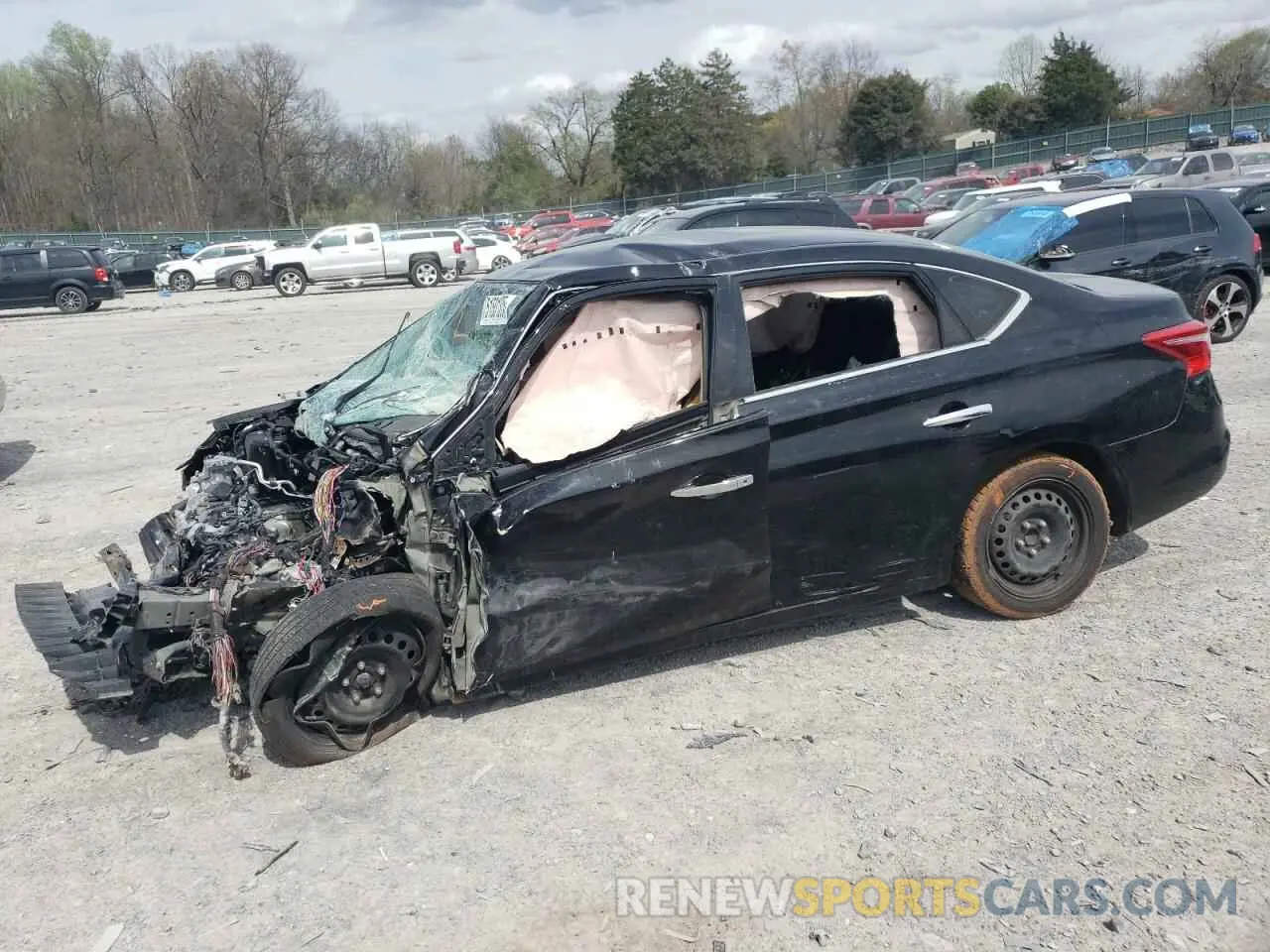 1 fotografías del automóvil dañado 3N1AB7AP2KY440834 NISSAN SENTRA 2019