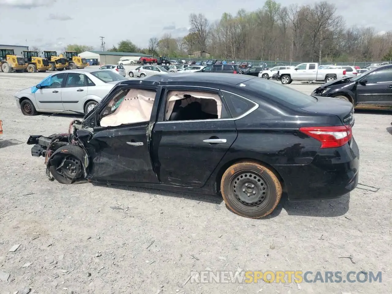 2 fotografías del automóvil dañado 3N1AB7AP2KY440834 NISSAN SENTRA 2019