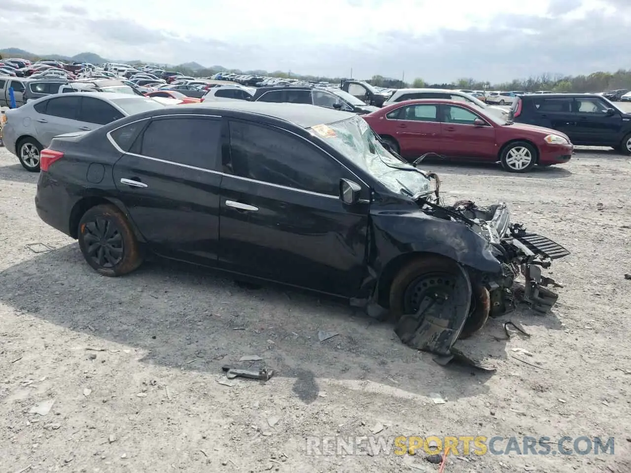 4 fotografías del automóvil dañado 3N1AB7AP2KY440834 NISSAN SENTRA 2019