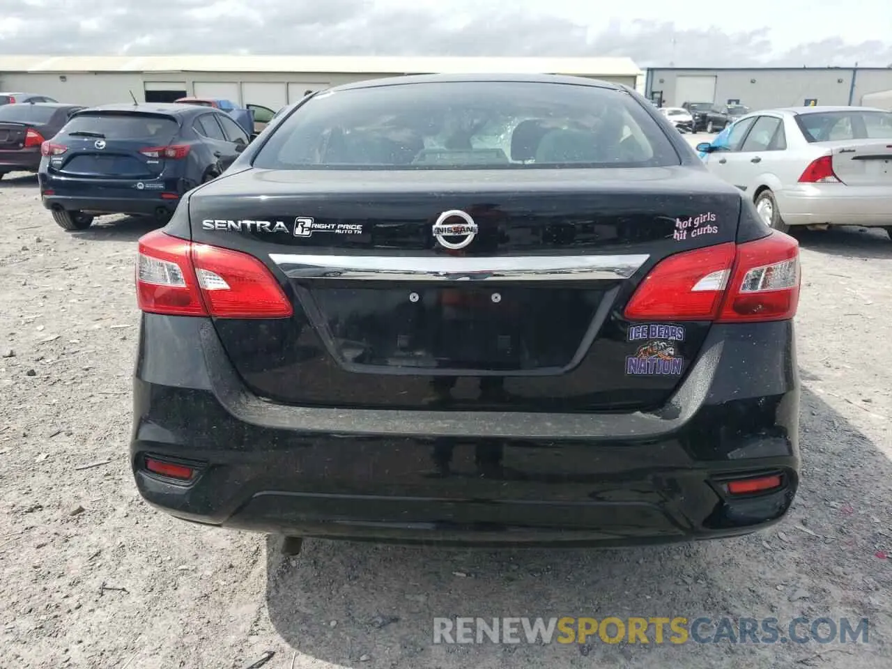 6 fotografías del automóvil dañado 3N1AB7AP2KY440834 NISSAN SENTRA 2019