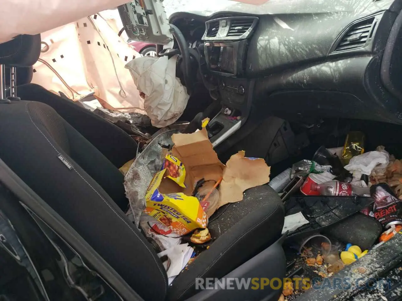 7 fotografías del automóvil dañado 3N1AB7AP2KY440834 NISSAN SENTRA 2019