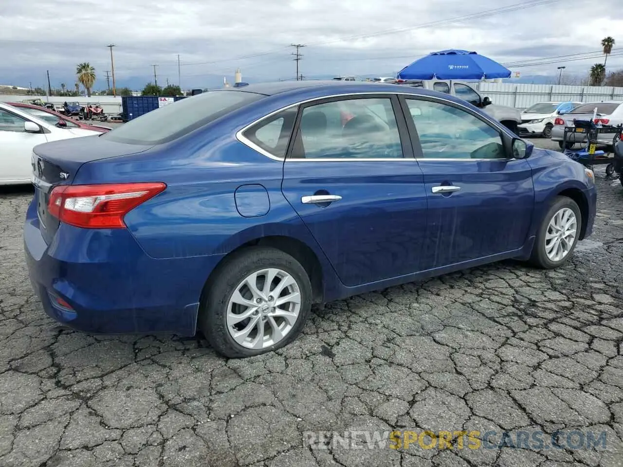 3 fotografías del automóvil dañado 3N1AB7AP2KY442115 NISSAN SENTRA 2019