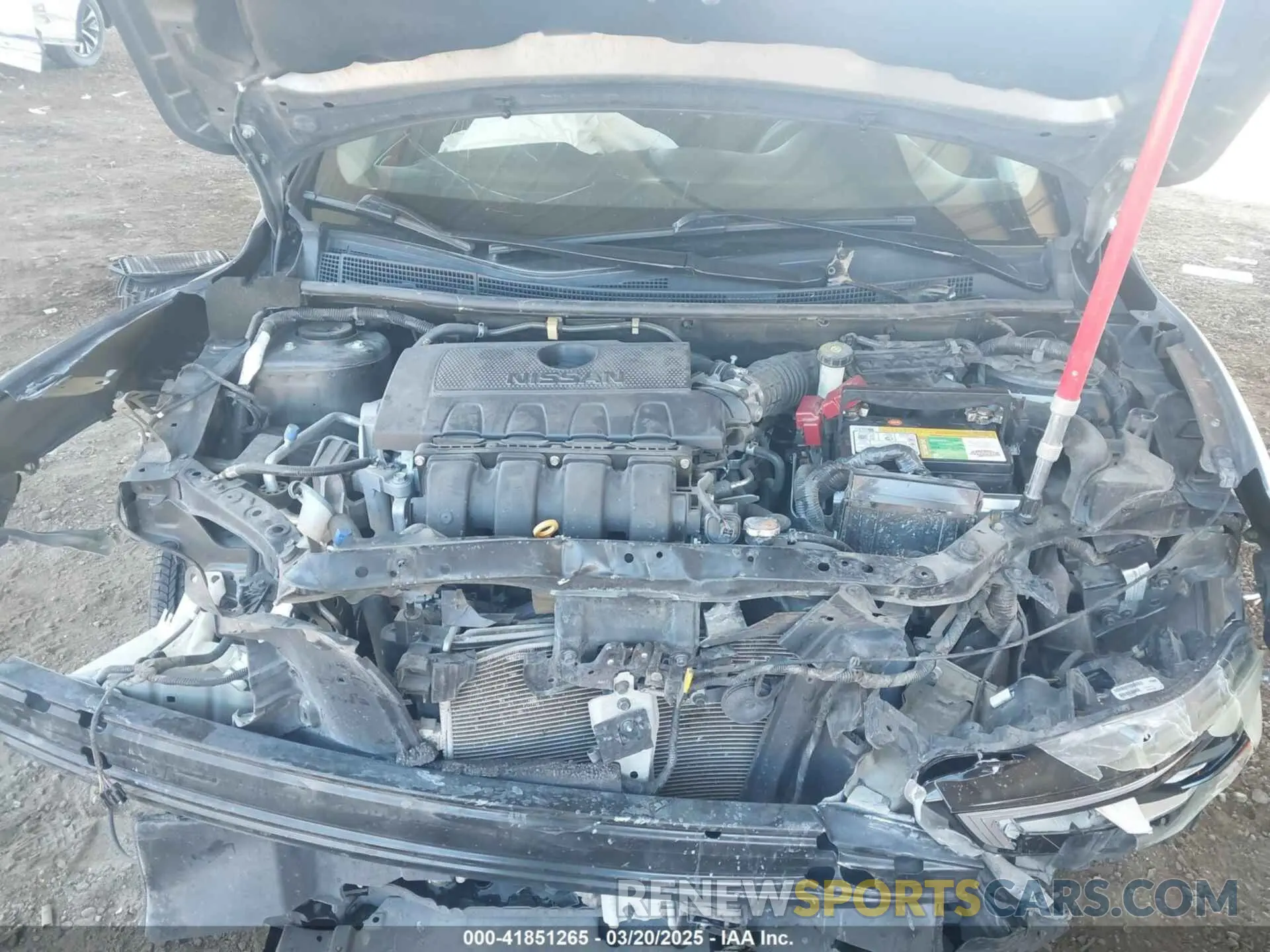 10 fotografías del automóvil dañado 3N1AB7AP3KL605450 NISSAN SENTRA 2019
