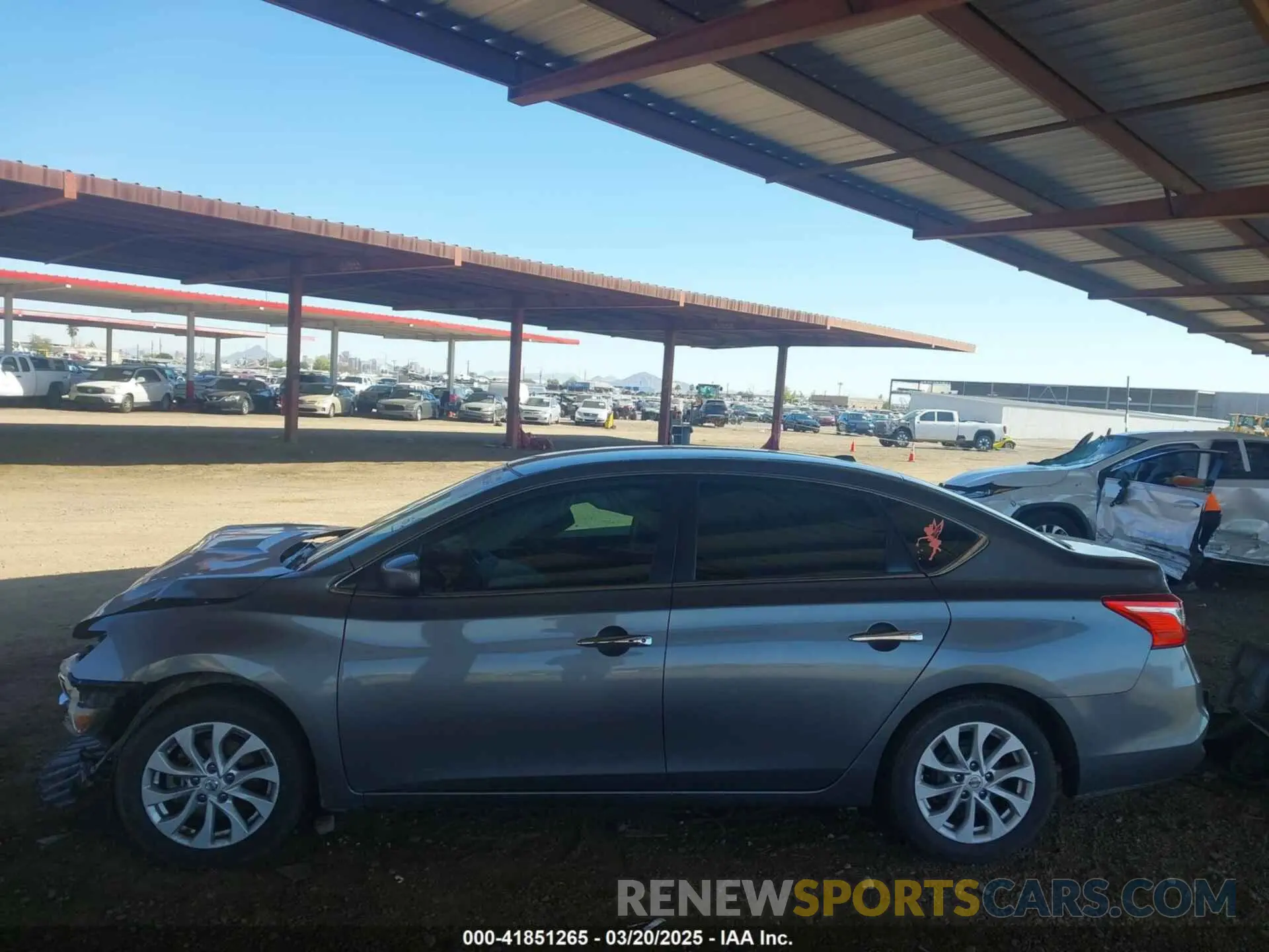 14 fotografías del automóvil dañado 3N1AB7AP3KL605450 NISSAN SENTRA 2019